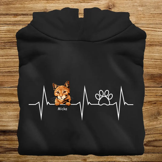 Dámská Mikina s kočkou - HeatBeat