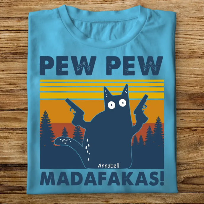 Dámské Tričko s kočkou - PewPew