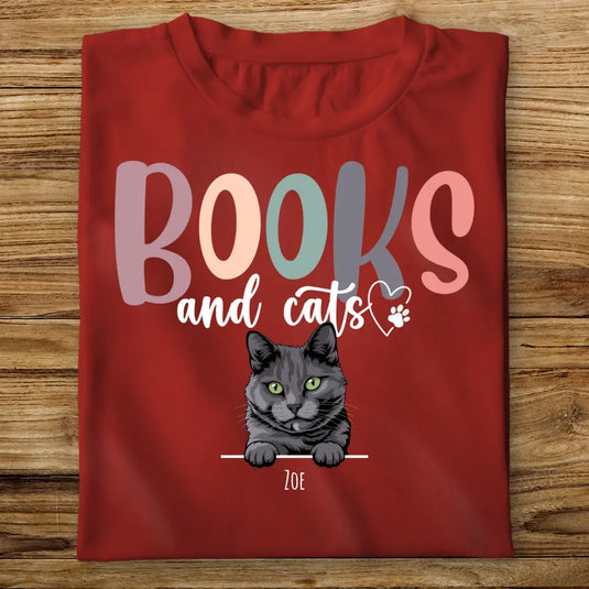 Dámské Tričko s kočkou - Kniha