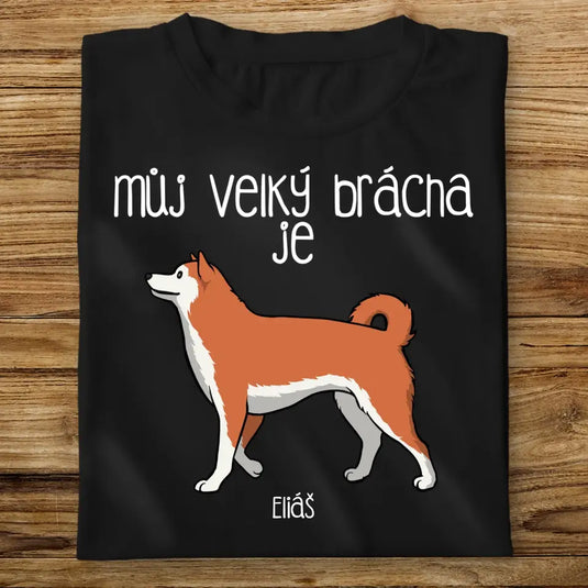 Dětské tričko se psem - Brácha