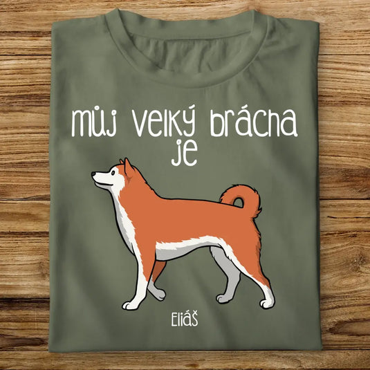 Dětské tričko se psem - Brácha