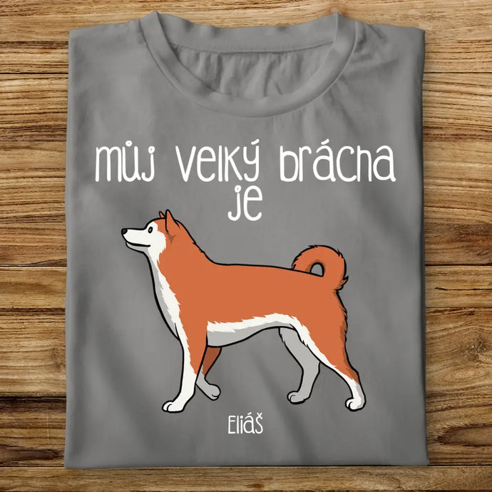 Dětské tričko se psem - Brácha