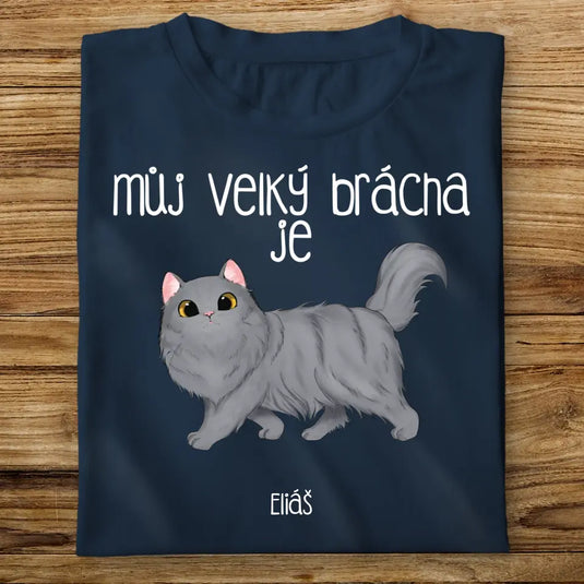 Dětské tričko s kočkou - Brácha