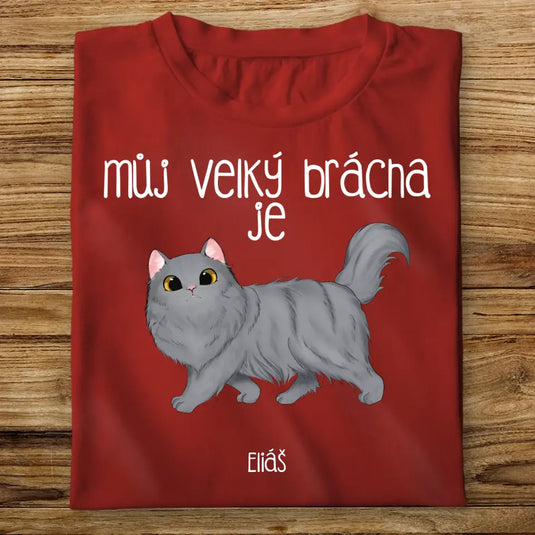 Dětské tričko s kočkou - Brácha