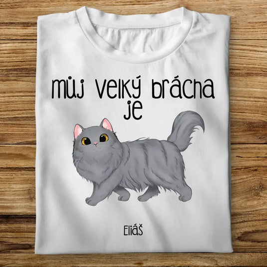 Dětské tričko s kočkou - Brácha