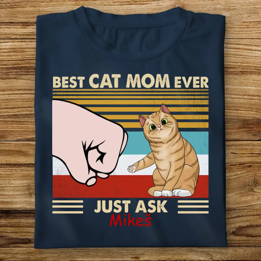 Dětské tričko s kočkou - Kočka s pěstí - holka