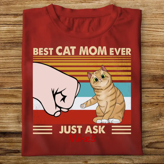 Dětské tričko s kočkou - Kočka s pěstí - holka