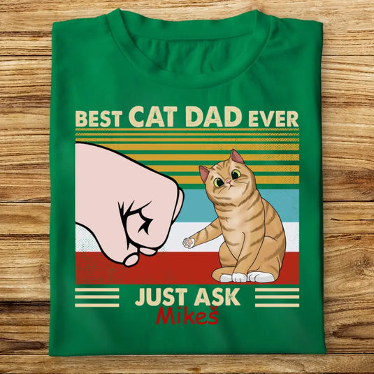 Dětské tričko s kočkou - Kočka s pěstí - kluk