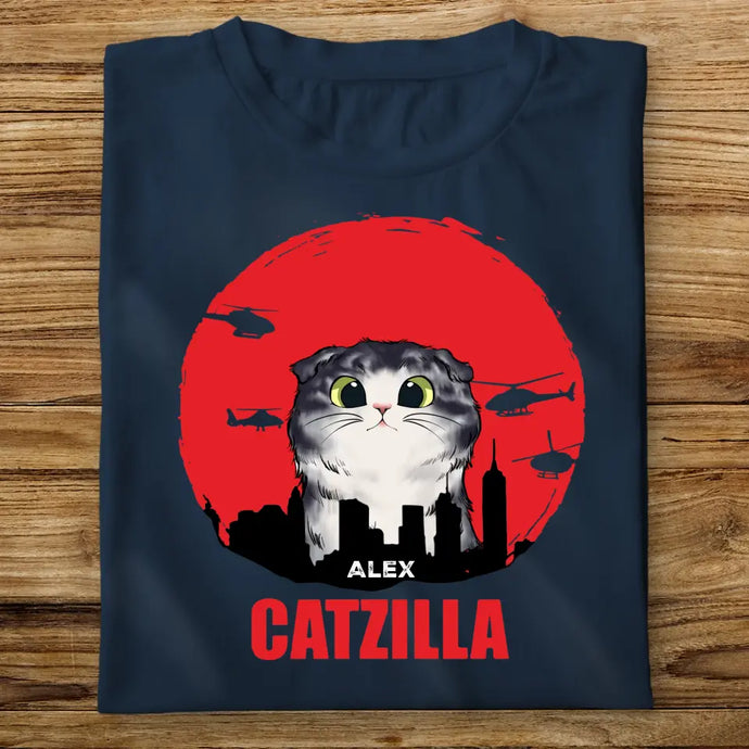 Dětské tričko s kočkou - Catzilla