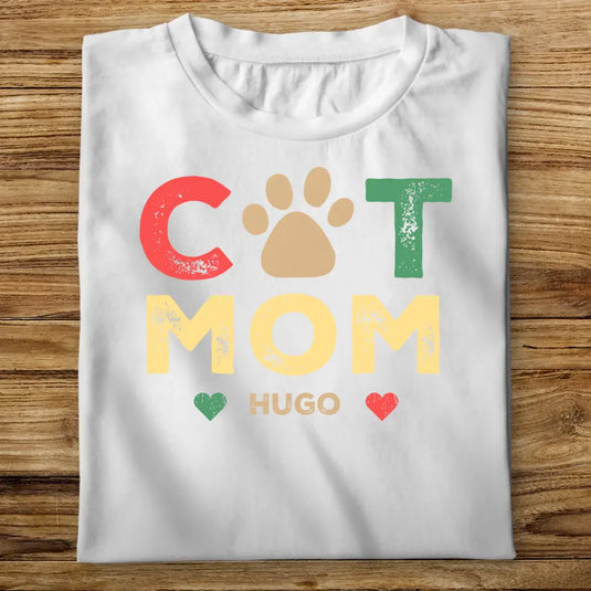 Dětské tričko s kočkou - Cat Mom Vintage