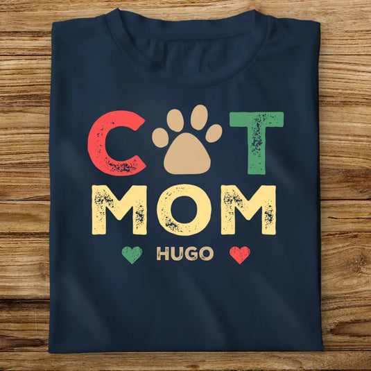 Dětské tričko s kočkou - Cat Mom Vintage