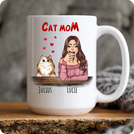 Hrníček - Cat Mom