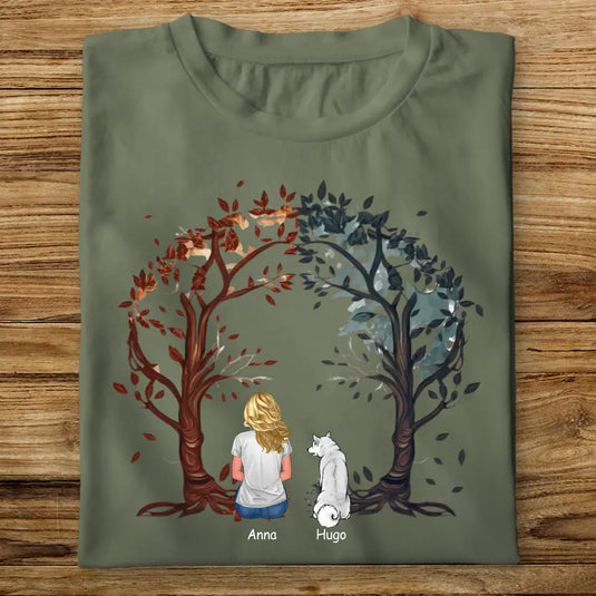Dámské Tričko - Stromy