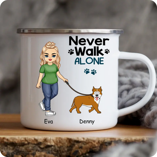 Hrníček - Never walk alone - Žena