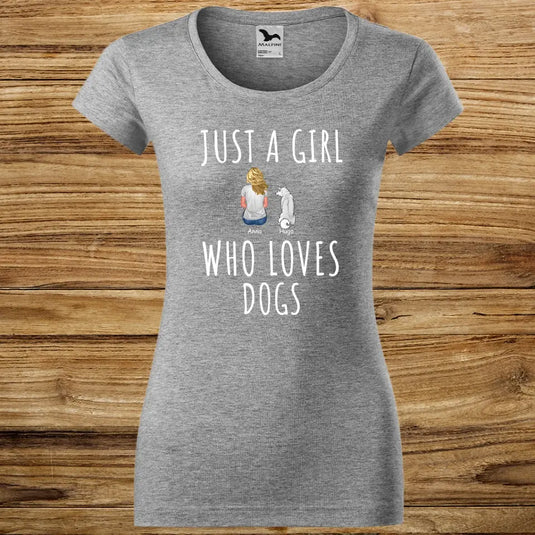 Dámské tričko se psem - Just a Girl