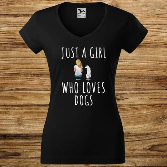 Dámské tričko se psem - Just a Girl