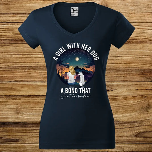 Dámské tričko se psem - Hory černé