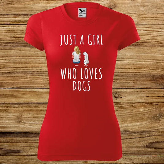 Dámské Funkční tričko se psem - Just a Girl