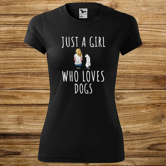 Dámské Funkční tričko se psem - Just a Girl