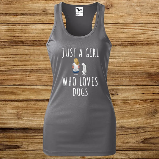 Dámské Funkční Tílko se psem - Just a Girl