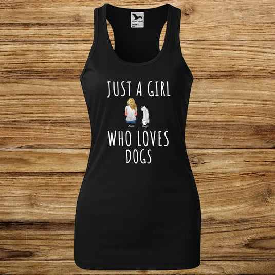 Dámské Funkční Tílko se psem - Just a Girl