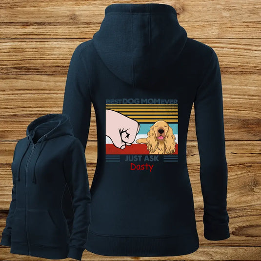 Dámská Mikina na Zip se psem - Pěstička