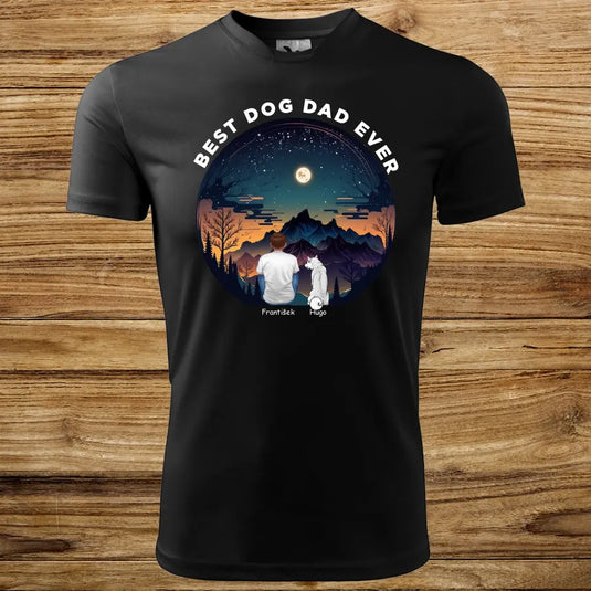 Pánské Funkční tričko se psem - Hory černé
