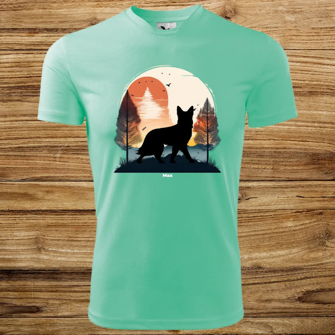 Pánské Funkční tričko se psem - Kopeček