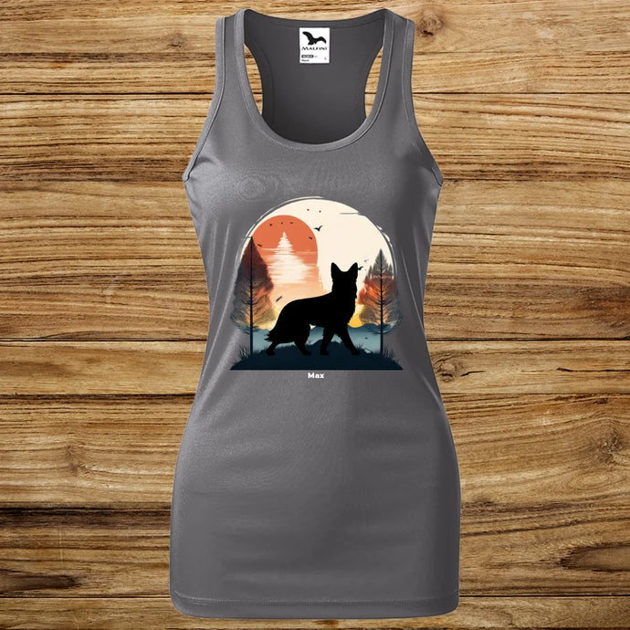 Dámské Funkční Tílko se psem - Kopeček