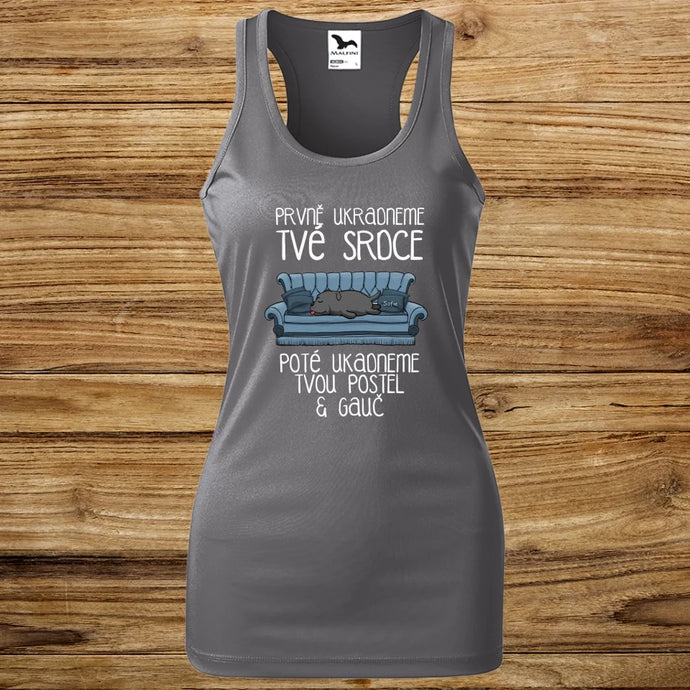 Dámské Funkční Tílko se psem - Ukradené Srdce