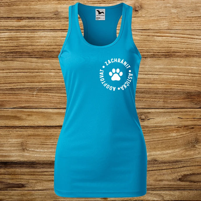 Dámské Funkční Tílko se psem - Adoptovat