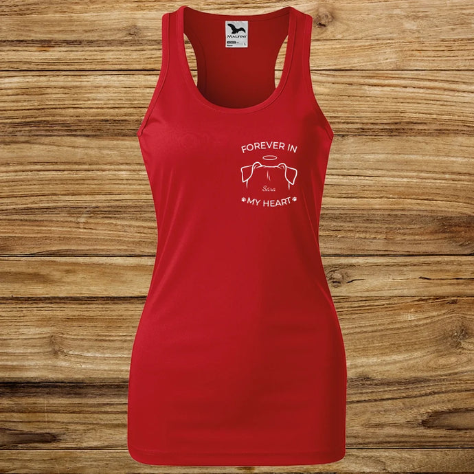 Dámské Funkční Tílko se psem - Navždy v mém srdci