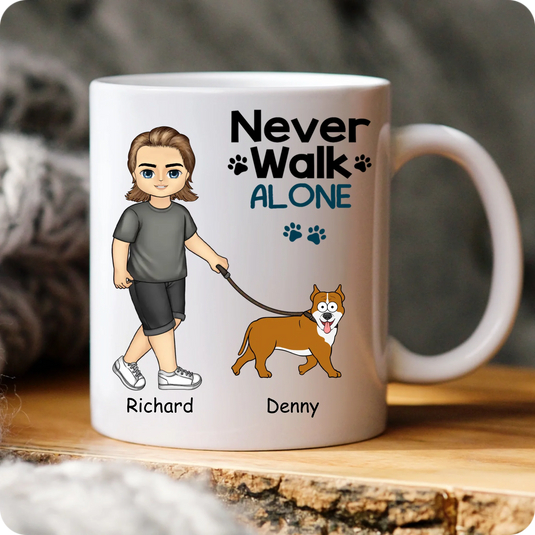 Hrníček - Never walk alone - Muž