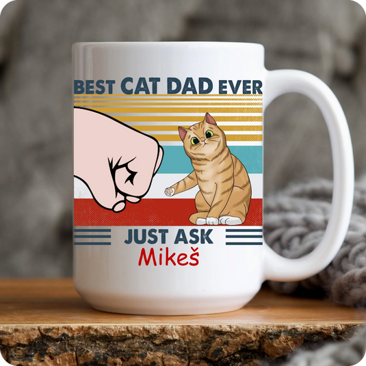 Hrníček - Best Cat Dad ever