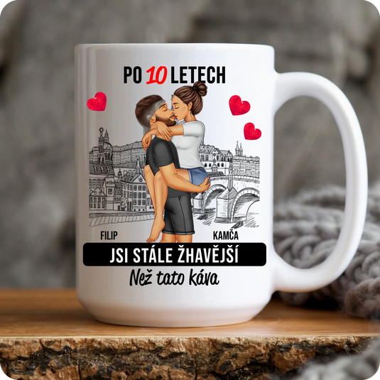 Hrníček - Líbající se Pár - Po několika letech