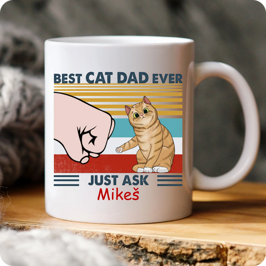 Hrníček - Best Cat Dad ever