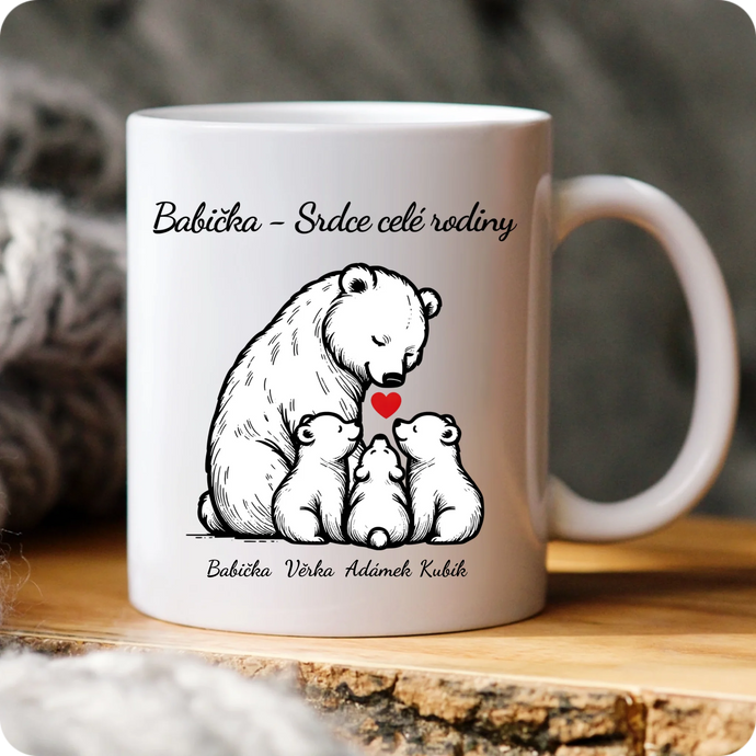 Hrníček - Babička - Srdce celé rodiny