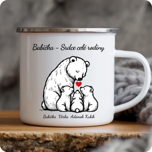 Hrníček - Babička - Srdce celé rodiny