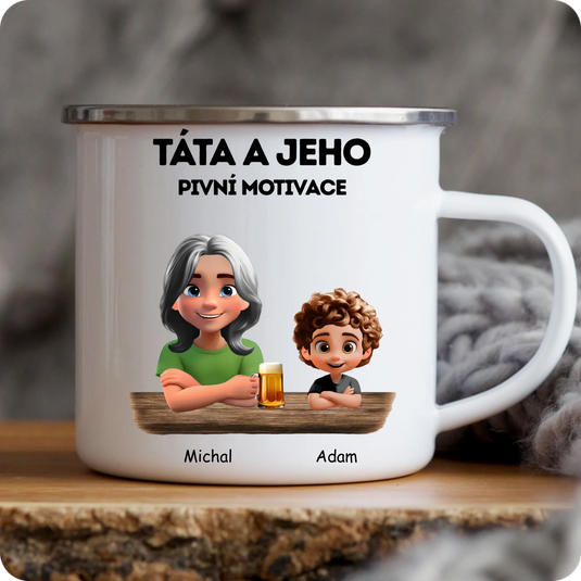 Hrníček - Táta a jeho pivní motivace
