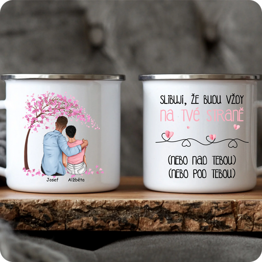 Sada 2 Hrníčků - Pár - Objetí