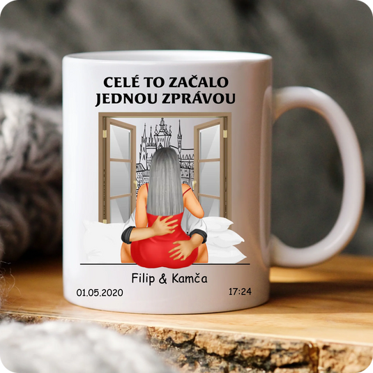 Sada 2 Hrníčků - Pár - Zpráva