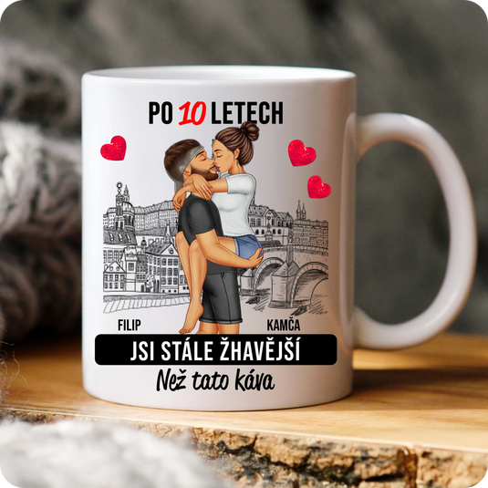 Hrníček - Líbající se Pár - Po několika letech