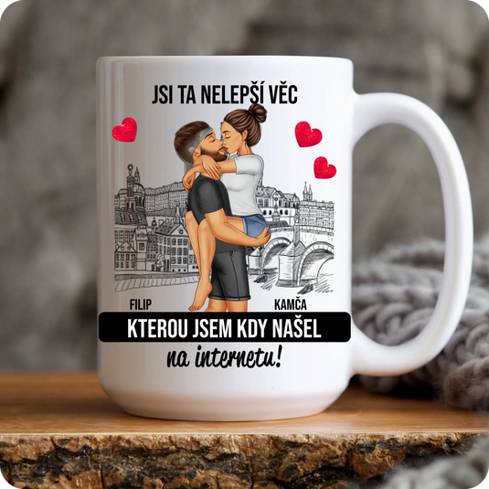 Hrníček - Líbající se Pár - Internet