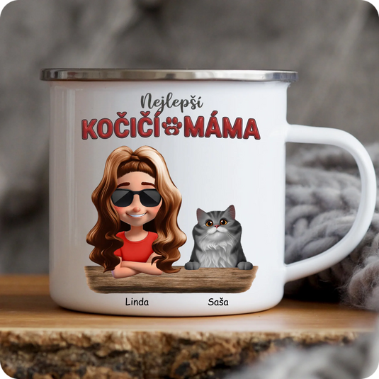 Hrníček - Máma - Nejlepší kočičí máma