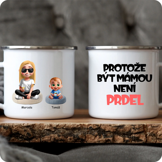 Hrníček - Máma - Protože být mámou není prdel