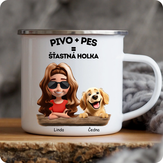 Hrníček - Šťastná holka
