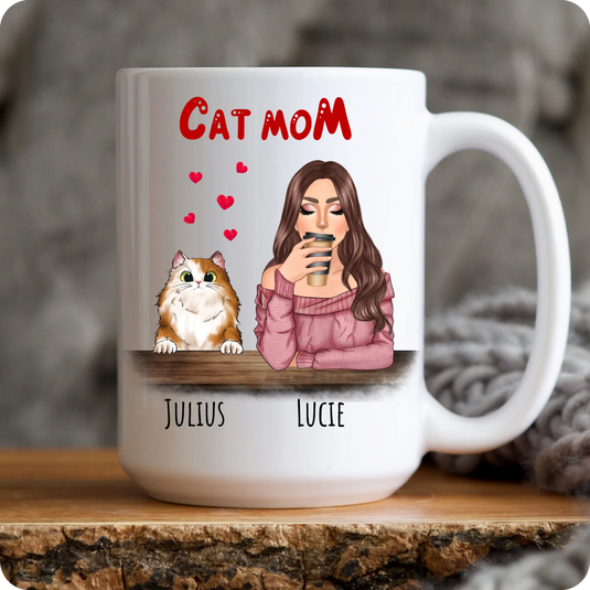 Hrníček - Cat Mom